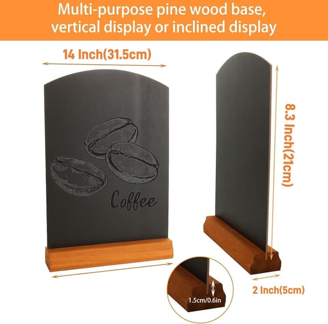 Thumbnail 1 de LDHHYH 4PCS A4 Chalkboard 297x210 mm 📋