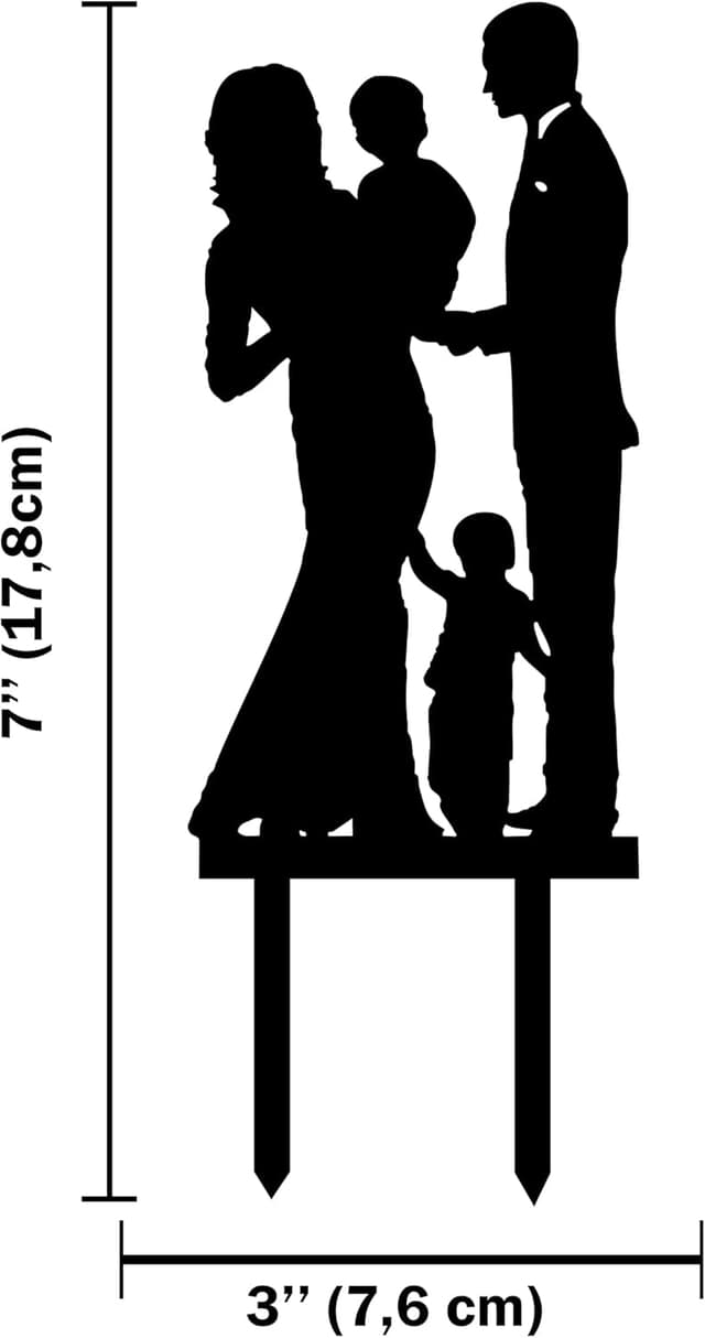 Detalle 2 de CARISPIBET Wedding cake topper 7 inches