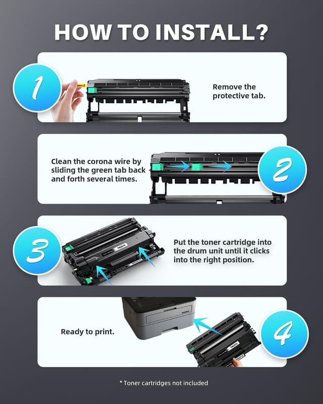 Thumbnail 5 de INK4U DR2510 tamburo compatibile Brother, 15.000 pagine