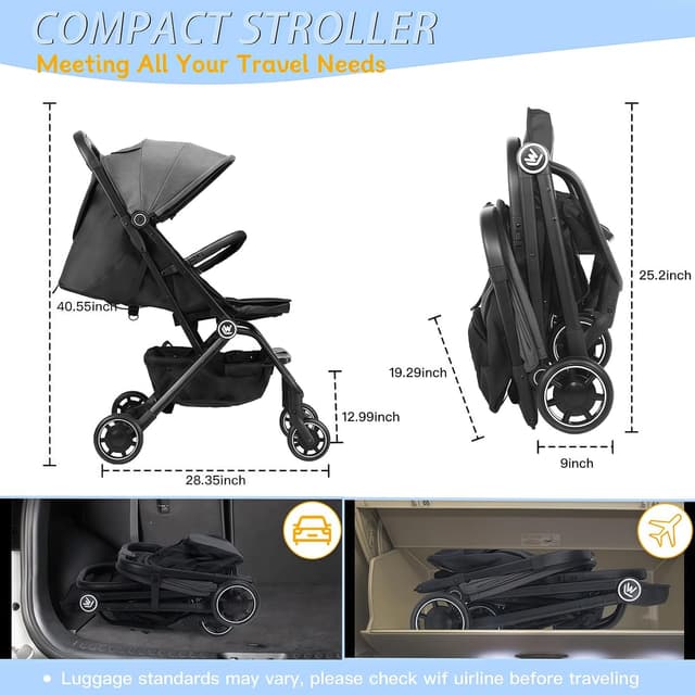 Thumbnail 2 de Wheelive Lightweight Baby Stroller