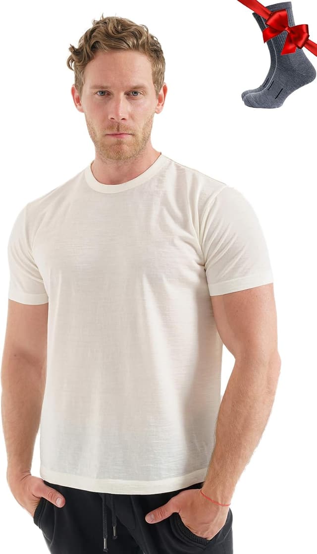 Thumbnail 6 de Merino.tech maglietta merino uomo 165 g/m²