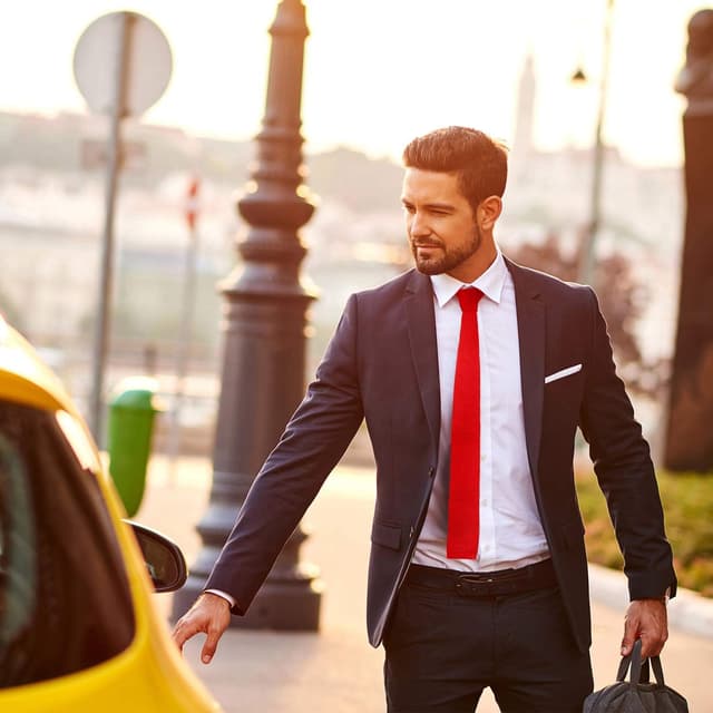 Thumbnail 5 de DonDon Cravatta Uomo retrò 5 cm di larghezza