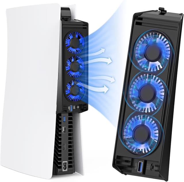 Detalle de HUIJUTCHEN PS5 Lüfter 2 Stufen