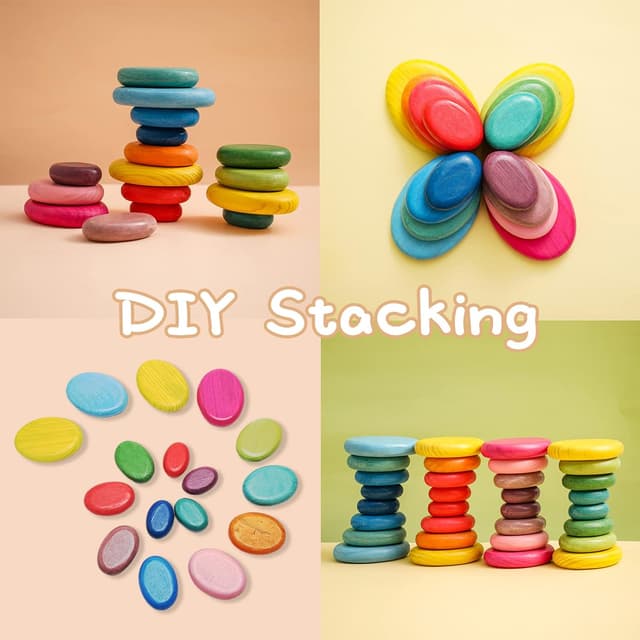 Thumbnail 6 de OESSUF Extra-Large Stacking Rocks 16 PCS