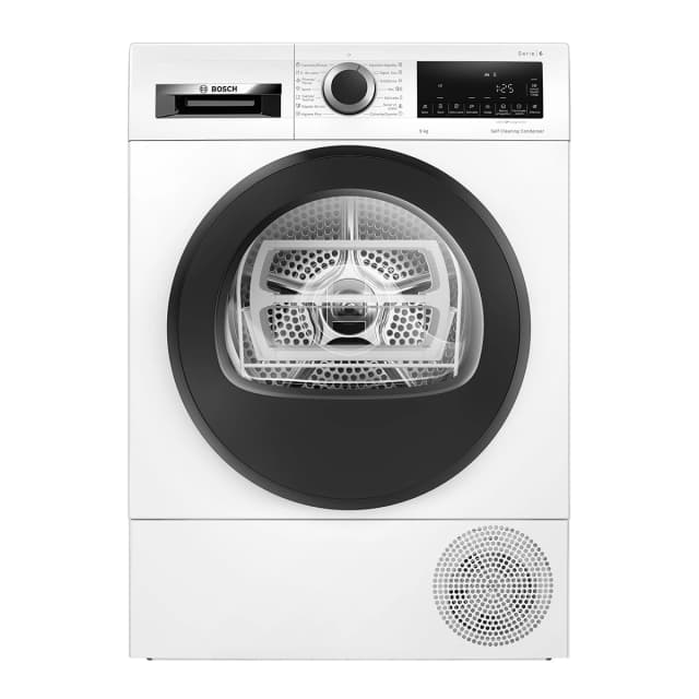 Detalle de Bosch WQG245D0ES secadora bomba de calor 9 kg