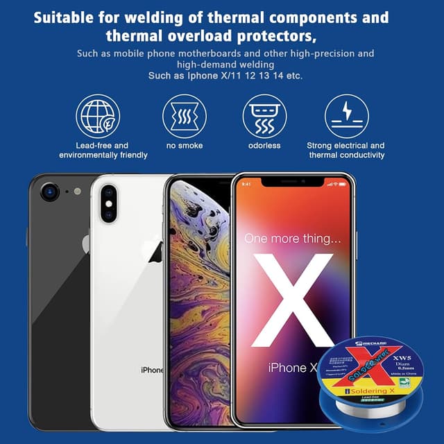 Detalle 2 de Lötzinn Niedertemperatur 138 °C bleifrei: Sn42 Bi50 Cu8 (0,5 mm) 50 g