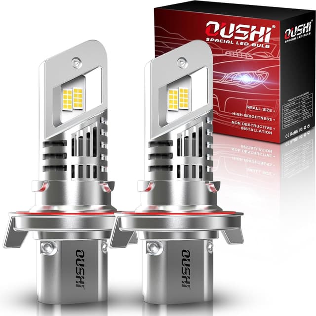 Detalle de OUSHI Lampadine H13 LED 20000LM 6500K