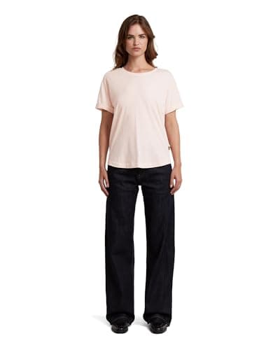 Detalle de G-STAR D24524-4107-H390 Camiseta enrollada rosa XXS