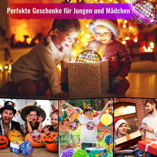 Thumbnail 6 de Fliegender Ball mit LED für Kinder 6+