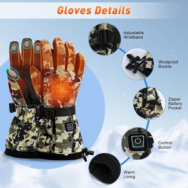 Thumbnail 3 de Gants Chauffants COVVY XL 7,4V 3000mAh