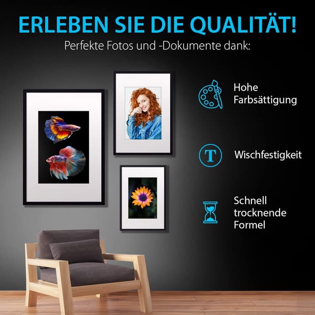 Detalle 2 de Smart Ink kompatible Druckerpatronen als Ersatz für HP 934XL/935XL (4er-Set: Schwarz, Cyan, Magenta, Gelb) für OfficeJet Pro