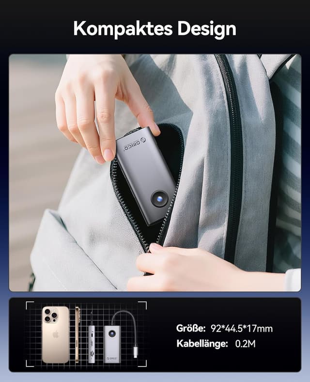 Thumbnail 6 de ORICO Docking Station 6 in 1 USB C Hub