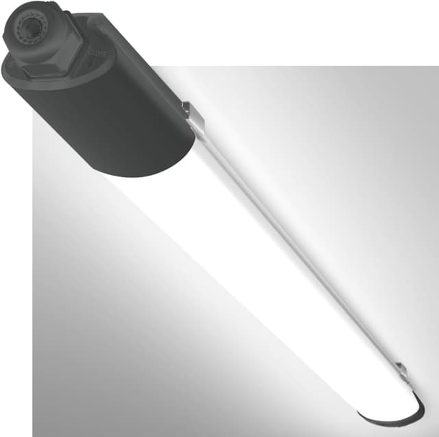 Detalle de zemty Feuchtraumleuchte LED Röhre 60 cm (IP65) mit 3 Farbtemperaturen 18 W