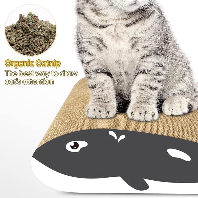 Detalle 1 de Furjoy Cat Scratcher: Cat Scratching Board 44x23x8cm