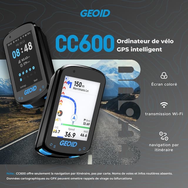 Thumbnail 2 de GEOID CC600 compteur vélo 2,4 pouces