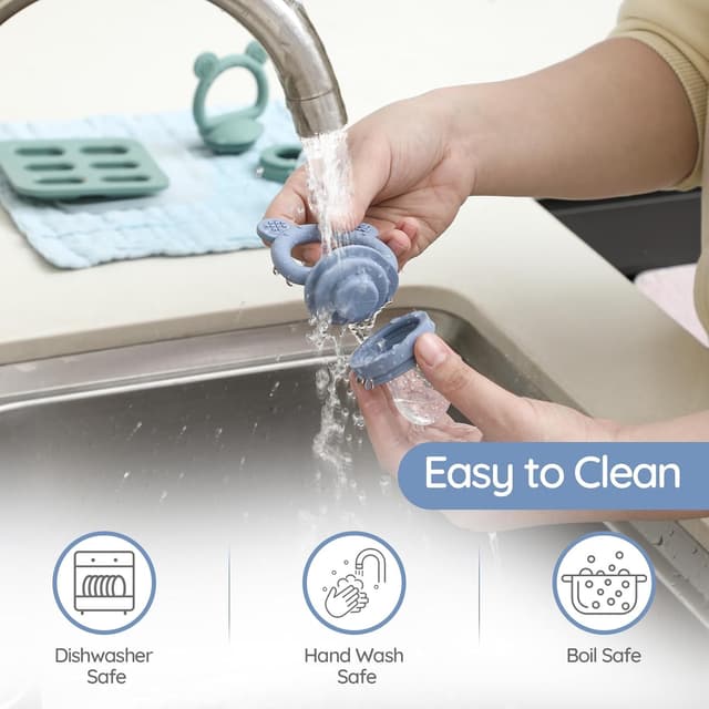 Thumbnail 4 de Silicone Baby Fruit Feeder Pack with Freezer Tray