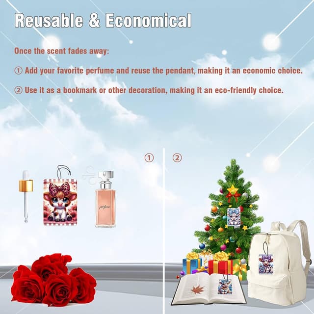 Thumbnail 6 de Highland Cow Car Air Fresheners 8 Pack