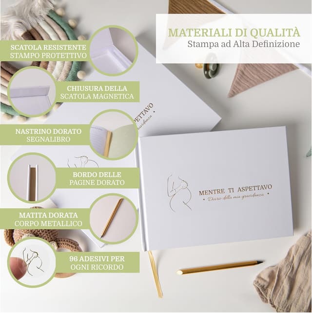 Thumbnail 3 de PROENMU Diario della Gravidanza 126 pagine 📘