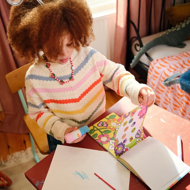 Detalle de Melissa & Doug Sticker Wow Stempel-Set Tiger mit 300 Stickern