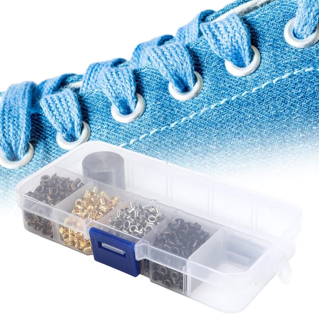 Detalle 1 de Tnfeeon kit d’œillets métal cuivre 2 mm