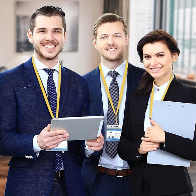 Thumbnail 5 de XHDA Yellow 30‑Pack Lanyards