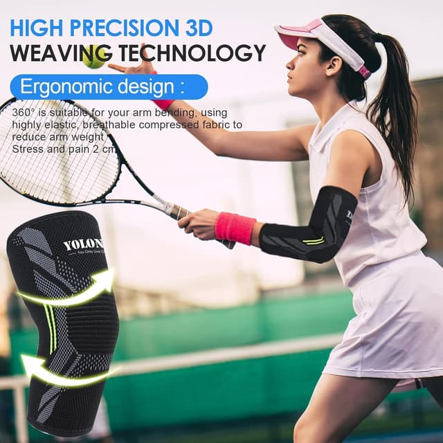 Thumbnail 6 de Codera epicondilitis Negro S para Hombre y Mujer