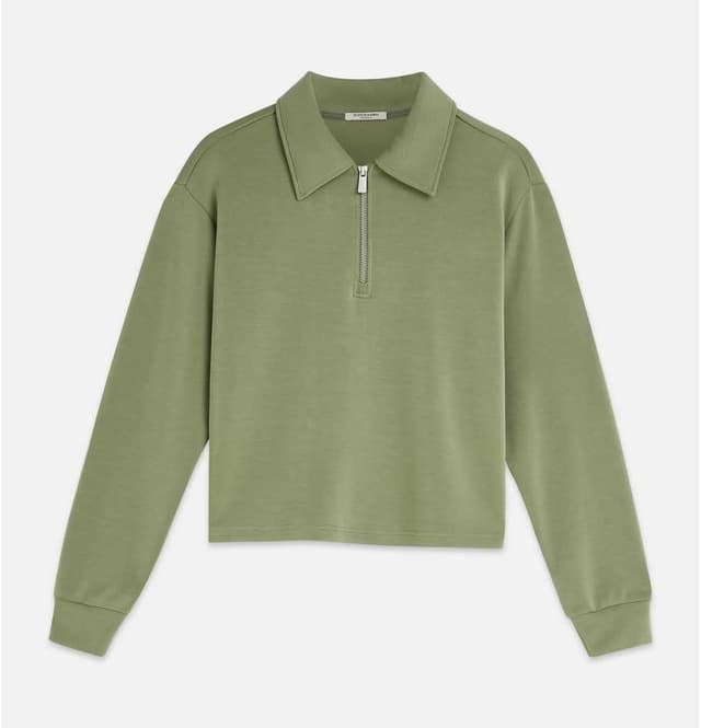 Detalle 2 de Scotch & Soda Modal Utility Sweatshirt pour femme – maillot de survêtement confortable