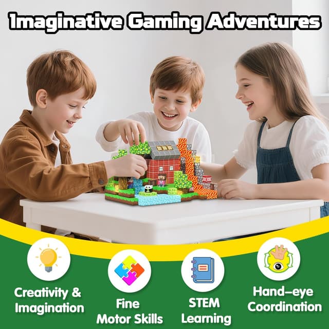 Thumbnail 5 de Magnetische Bausteine 150 Teile Magnetspielzeug