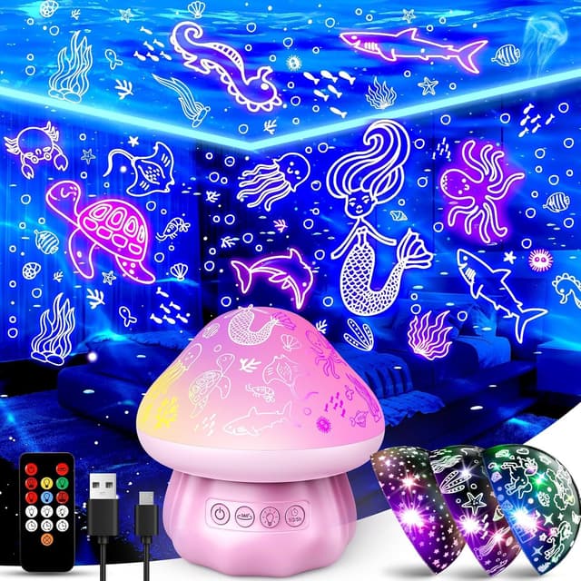 Detalle de Hapikids Baby Night Light Projector 360°