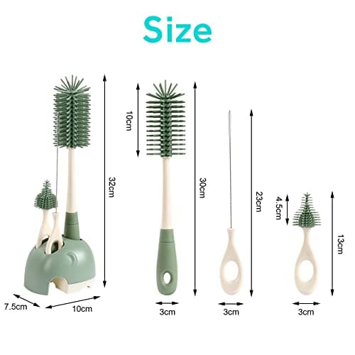 Thumbnail 1 de Vicloon Silicone Baby Bottle Brush 4‑in‑1
