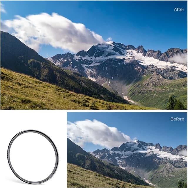 Thumbnail 6 de K&F CONCEPT Nano-Dazzle 37MM filtro UV MCUV in vetro ottico con rivestimento nano a 24 strati