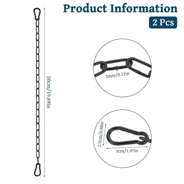 Detalle 2 de NEUSID Edelstahl Kette für Türen 0,5 m