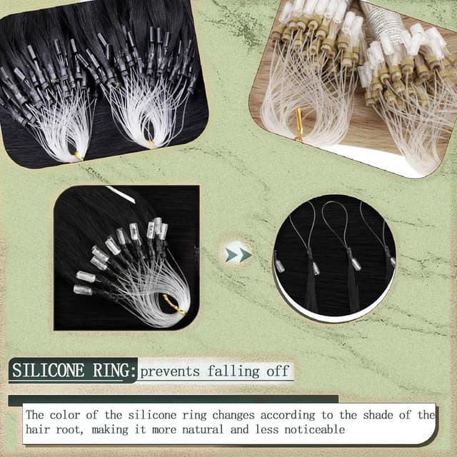 Thumbnail 4 de RUNATURE Extension Microring Capelli Veri 45cm 50s