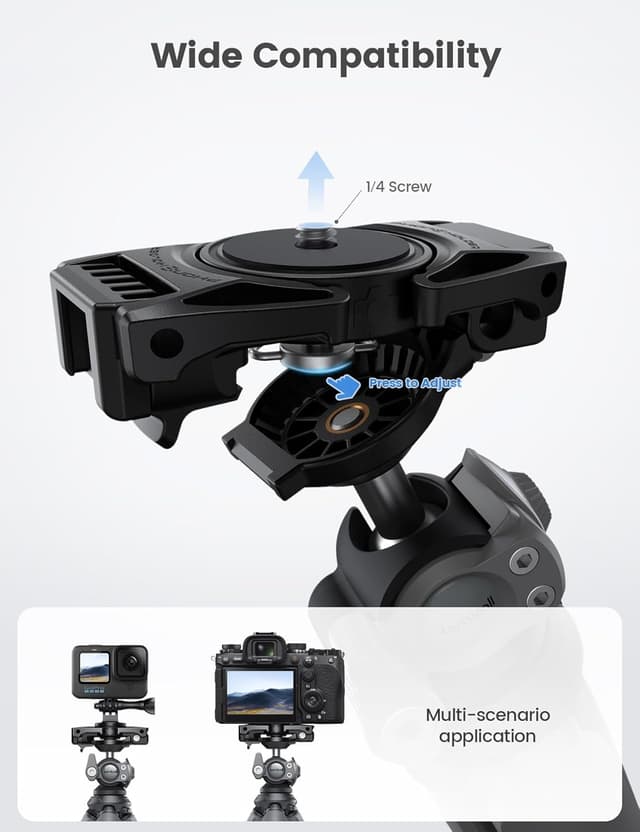 Detalle 2 de Lamicall 2025 mini flexible phone tripod