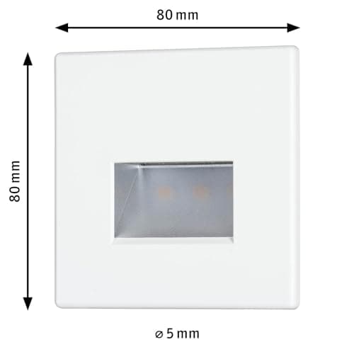 Thumbnail 6 de Paulmann 93093 Edge Quadro empotrable 2700 K 50 lm