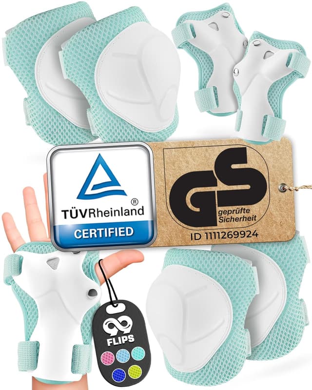 Imagen de 99FLIPS Protection Roller Enfant FLASH XS Vert menthe en OfertitasTOP