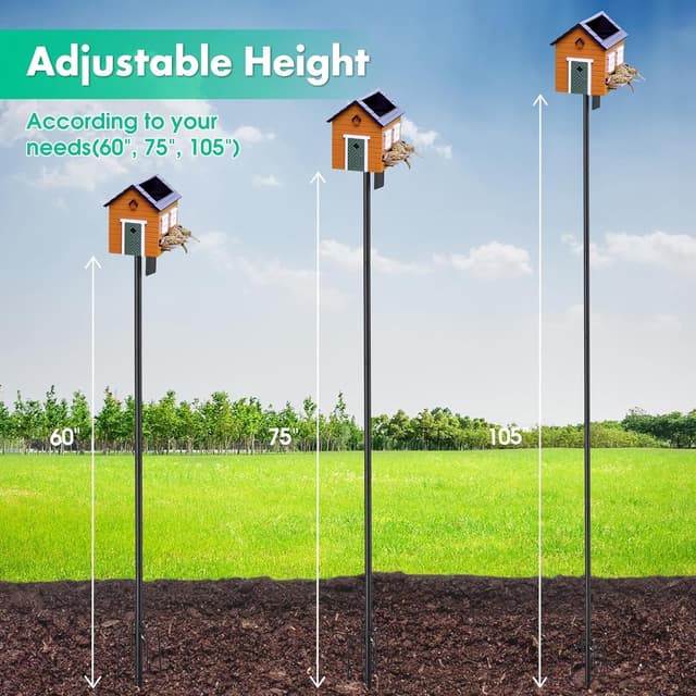 Thumbnail 4 de Vogelhaus-Stangenhalterungsset 114–190 cm
