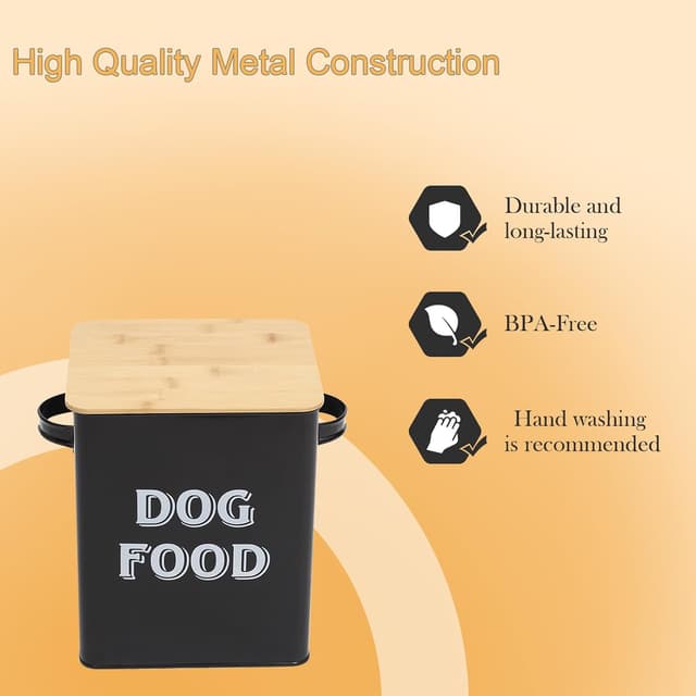Thumbnail 3 de Dog Food Storage Containers Set with Scoop