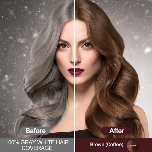 Detalle de Shampoo colorante Dark Brown 3 in 1