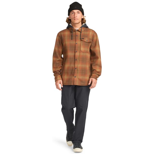 Detalle de Billabong Furnace Bonded Flannel camisa polar con capucha