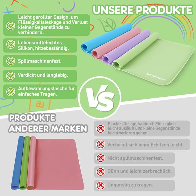 Thumbnail 3 de BuntWunder Silikonmatte Groß – Bastelunterlage 61 x 41 cm