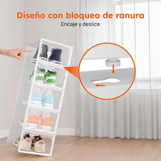 Thumbnail 3 de CM HOME Cajas de Zapatos Transparentes Pack 12