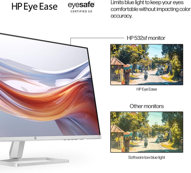 Detalle de HP Series 5 31.5" FHD Monitor (532sf) with 100Hz refresh rate and HDMI/VGA