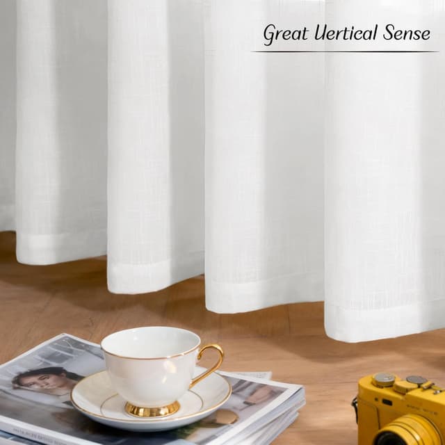 Detalle 1 de Ystyle Rideau transparent 70x120 cm