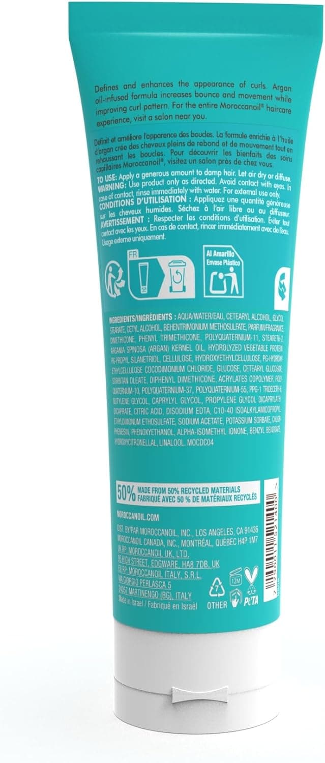 Detalle de Moroccanoil Crème Modelage des Boucles : définir les boucles et calmer l’encapvolage
