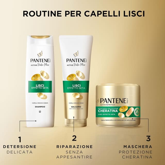 Thumbnail 5 de Pantene Pro‑V Lisci Effetto Seta shampoo 6x300 ml