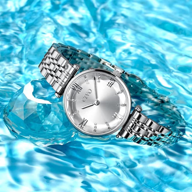 Detalle de CIVO Damenuhr Sternenhimmel 3 ATM wasserdicht