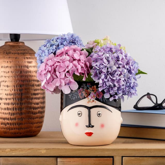 Detalle de Baroni Home Lola Svasata 13,5 cm vaso in ceramica