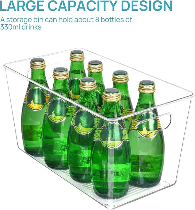 Thumbnail 5 de Vtopmart 6 PCS Clear Storage Bins XL