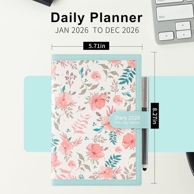 Detalle 2 de Agenda 2026 A5 con penna